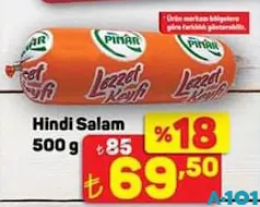 HİNDİ SALAM 500 G fiyat ve kampanya bilgisi